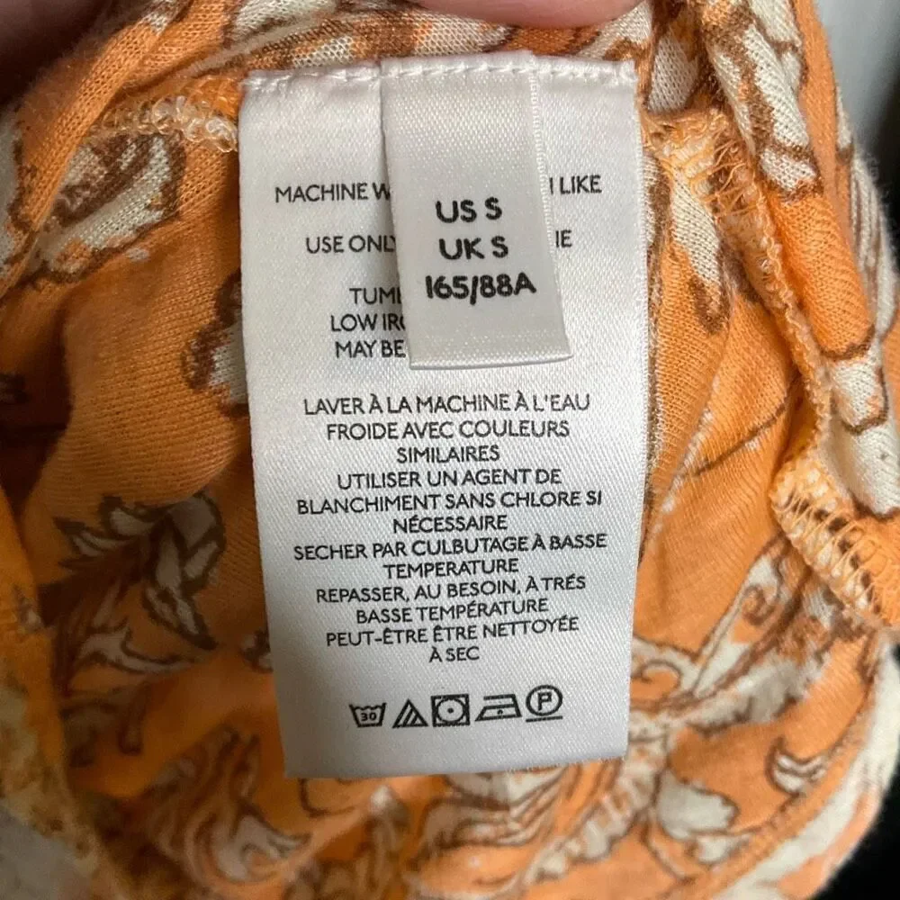 Free People Say The Word Blood Orange Top
